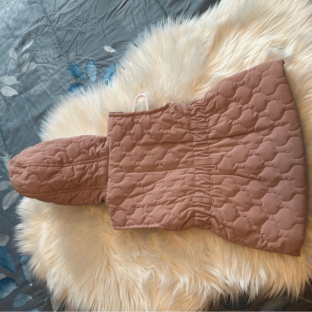 Nicole Miller Quilted Hooded Kids Jacket/Vest - Pink sz 4T EUC - Picture 7 of 9